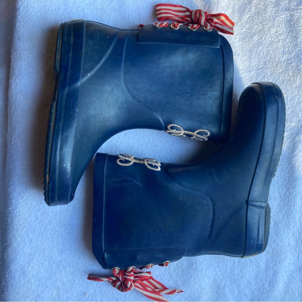 Marley Lilly rain boots with red bow